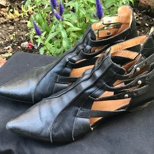 John Fluevog Truths Bekkie Leather Ankle Boot